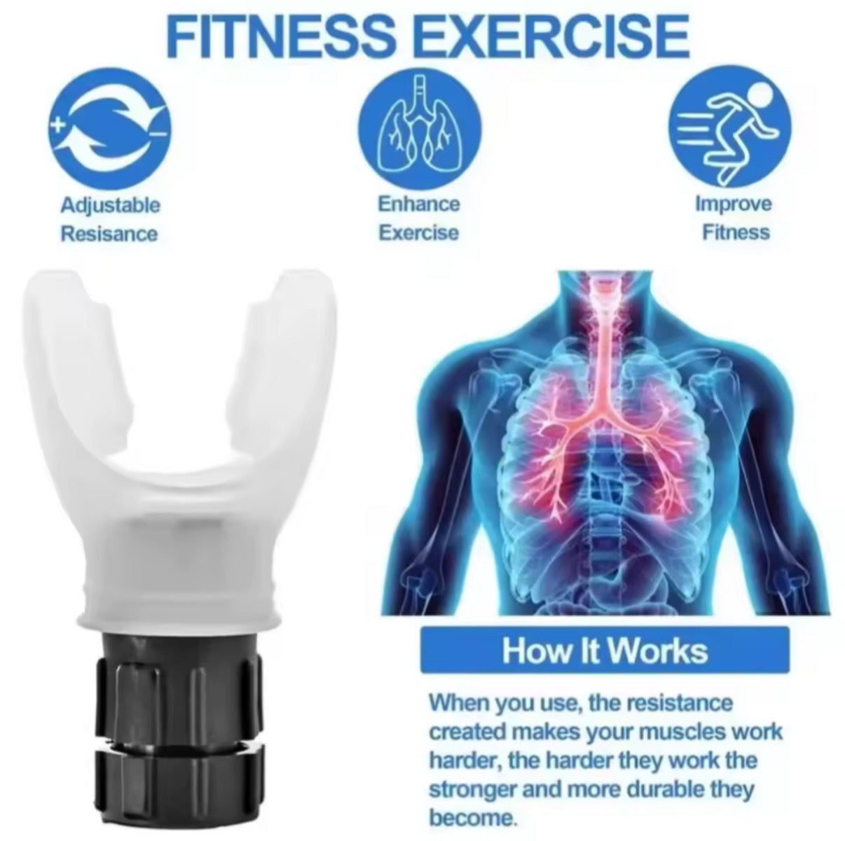 Atem-Fitness-Gerät für Läufer
