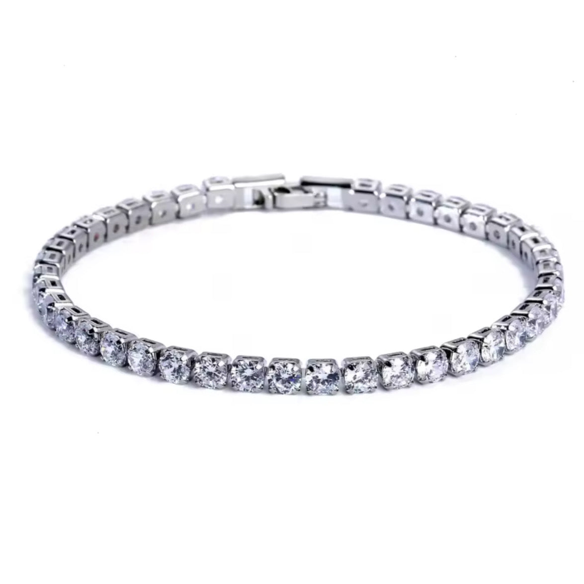 Crystal Line Tennis Bracelet
